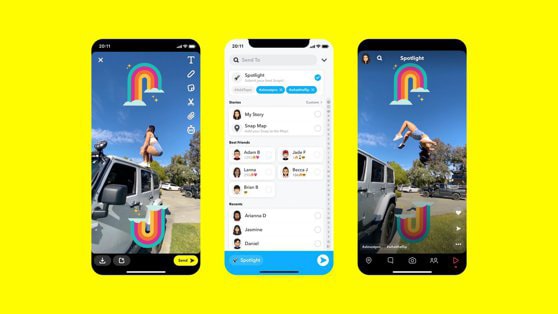 Snapchat intră în competiţie cu TikTok. Compania anunţă premii de 1 milion de dolari pe zi pentru utilizatori în noul serviciu “Spotlight”